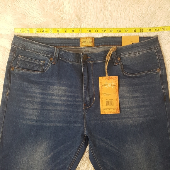 Native Jeans Slim Fit Low Level Waist Size 38x30 - Picture 3 of 8